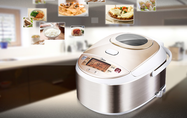 美的（Midea）电饭煲 4L/4升 可视天窗设计多功能智能电饭锅FC4019