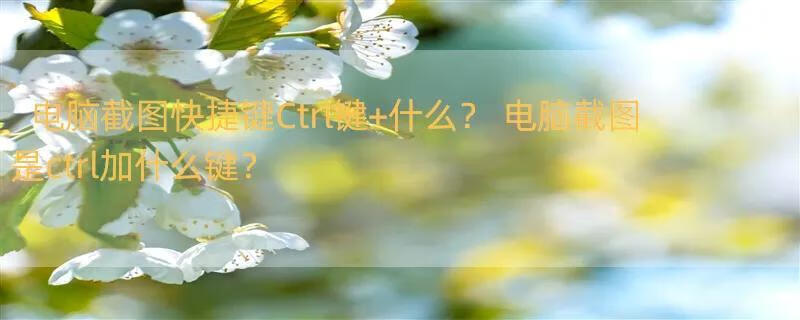 电脑截图快捷键Ctrl键+什么？ 电脑截图是ctrl加什么键？