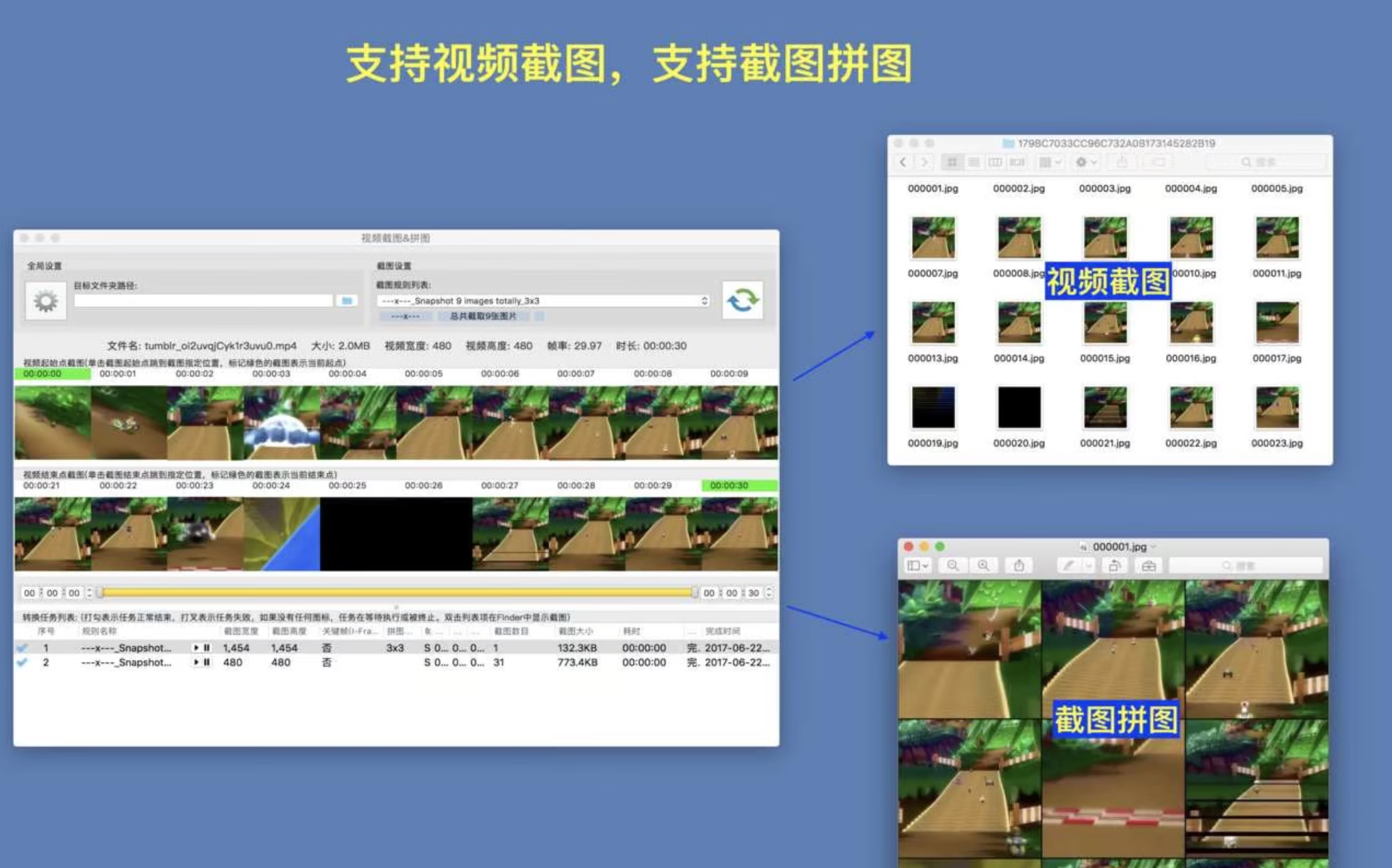 Video Snapshot&Collage for mac 激活版 视频截图工具
