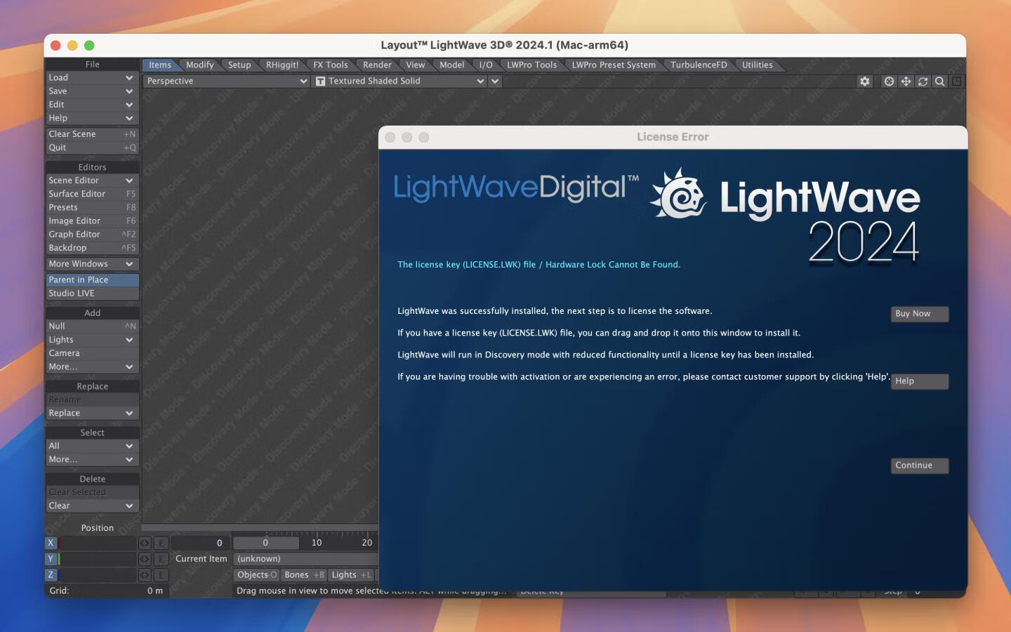 NewTek LightWave 3D for mac v2024.1.0激活版 3D动画制作软件