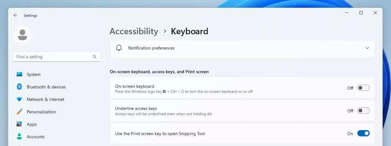 微软准备改变Print Screen键盘按钮 响应Windows 11截屏工具