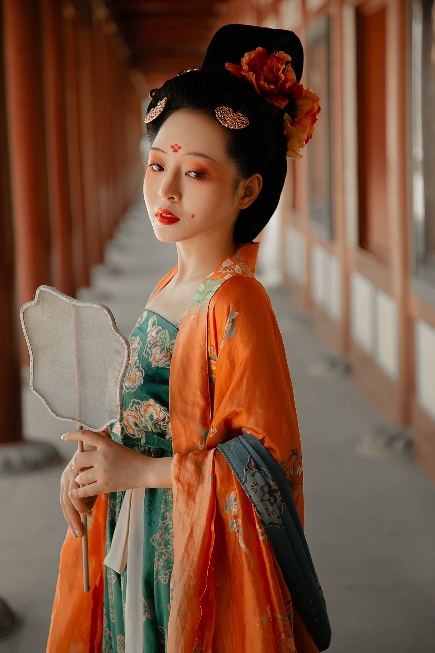 汉服古装美女 赏沉鱼落雁,观闭月羞花