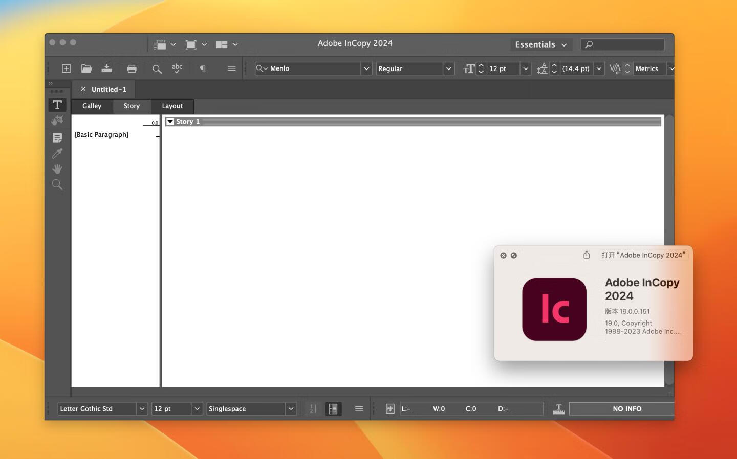 Adobe InCopy 2024 for Mac v19.0.0.151 英文激活版 intel/M通用 (Ic 2024)