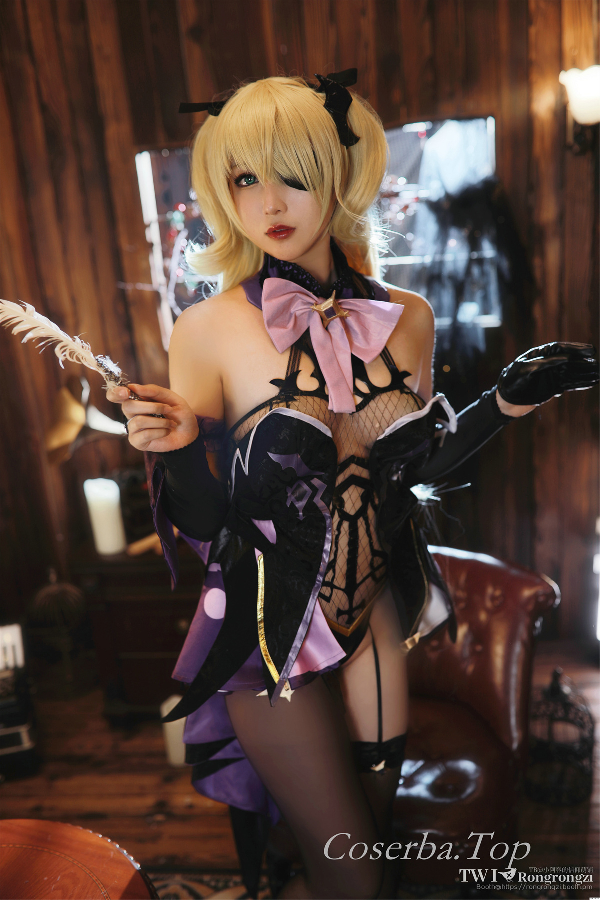 小容仔咕咕咕w - NO.05 Fischl (Genshin Impact) [26P 46M]