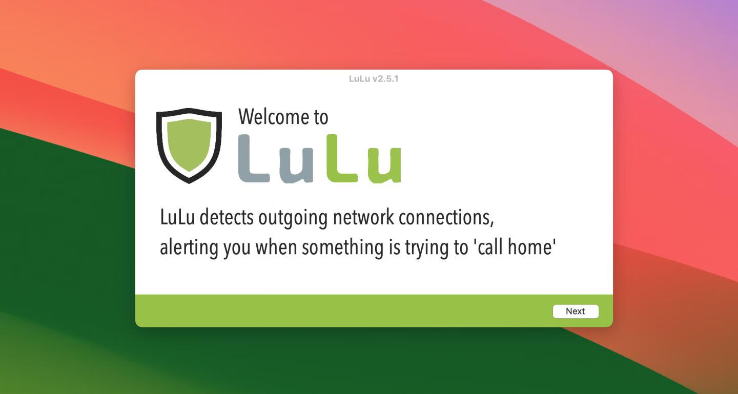 LuLu v2.5.1 最新版 免费好用的mac应用防火墙软件