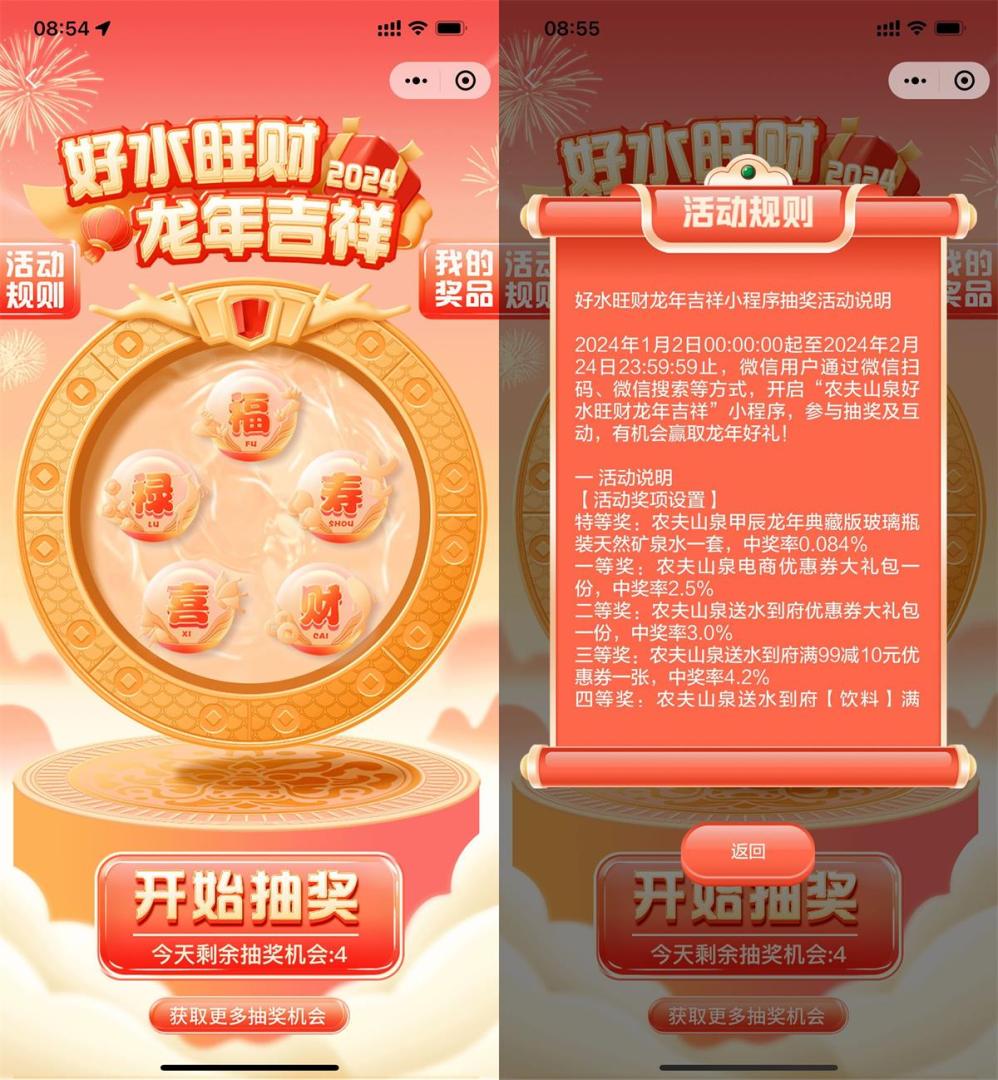 农夫山泉每天抽龙年玻璃瓶矿泉水插图羊毛日报