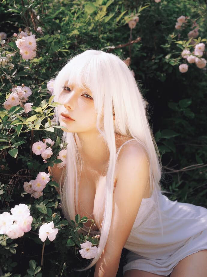 蠢沫沫-2024年会员 绳+白发(17P420MB)