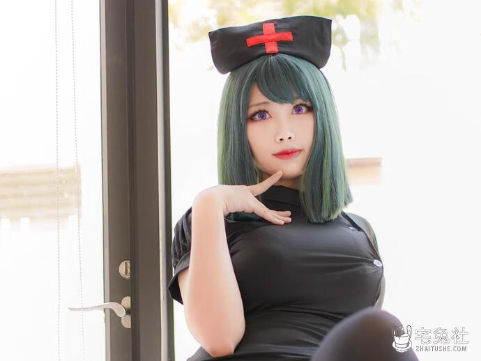 KaYa萱-NO.017-黑暗护士.jpg KaYa萱全套cos图片合集 宝岛博主的鬼灭之刃蝴蝶忍作品