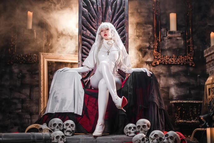 Natsuko夏夏子-白修女 [60P1V-618MB]