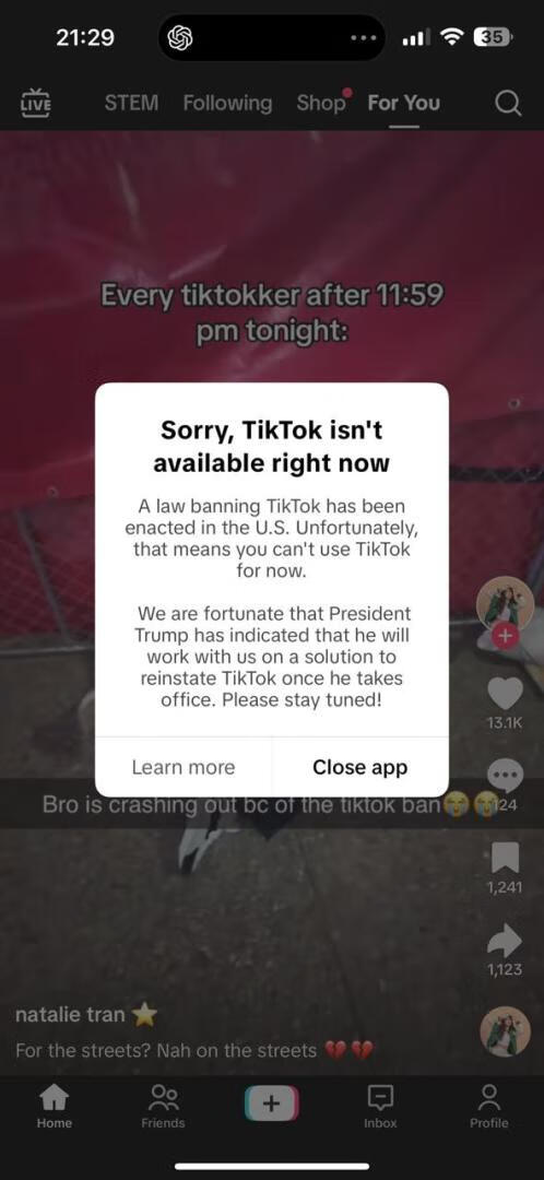 TikTok、CapCut和Lemon8提前关闭，字节跳动在美国市场的全线退出