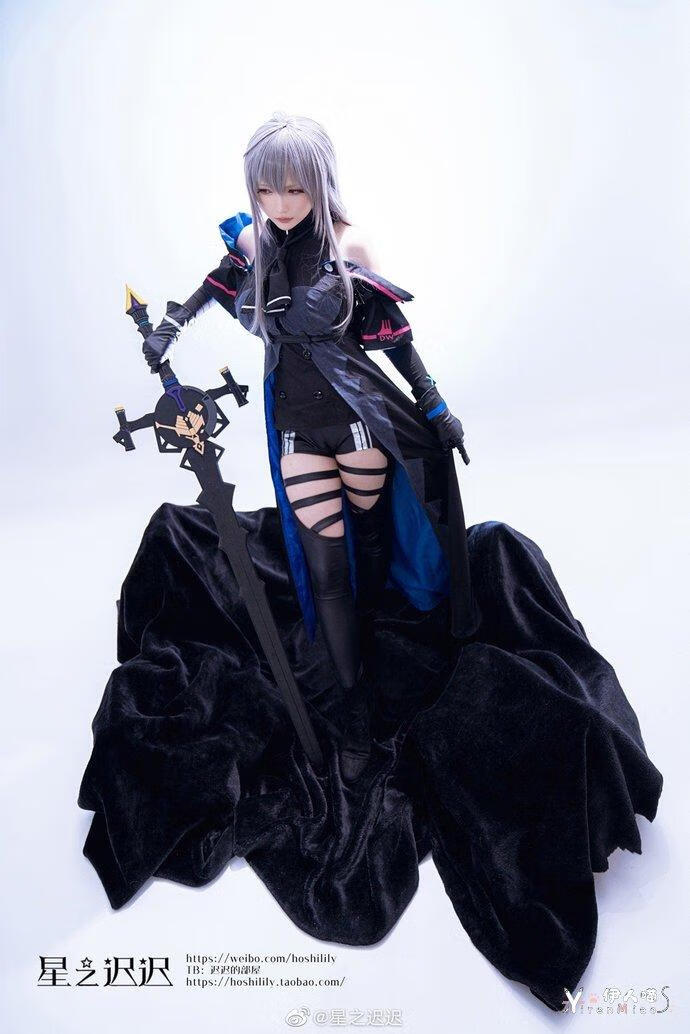 星之迟迟cosplay作品明日方舟角色斯卡蒂 (4).jpg