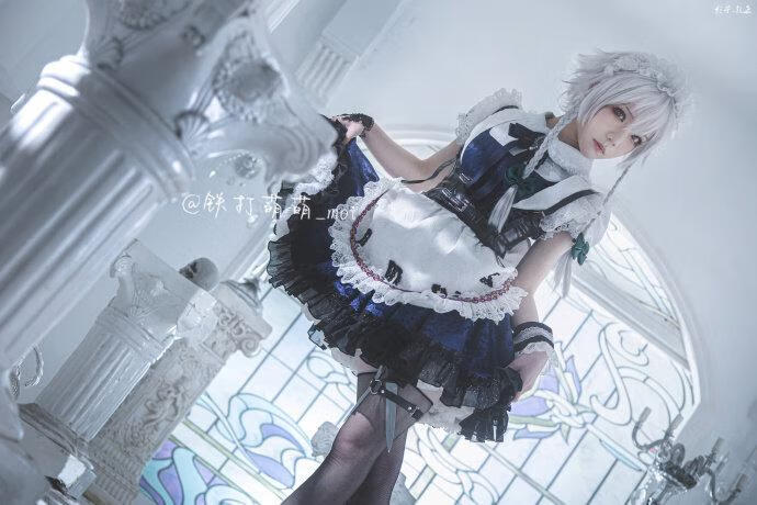 「COSPALY」东方红魔乡十六夜咲夜-12P@铁打萌萌_moi