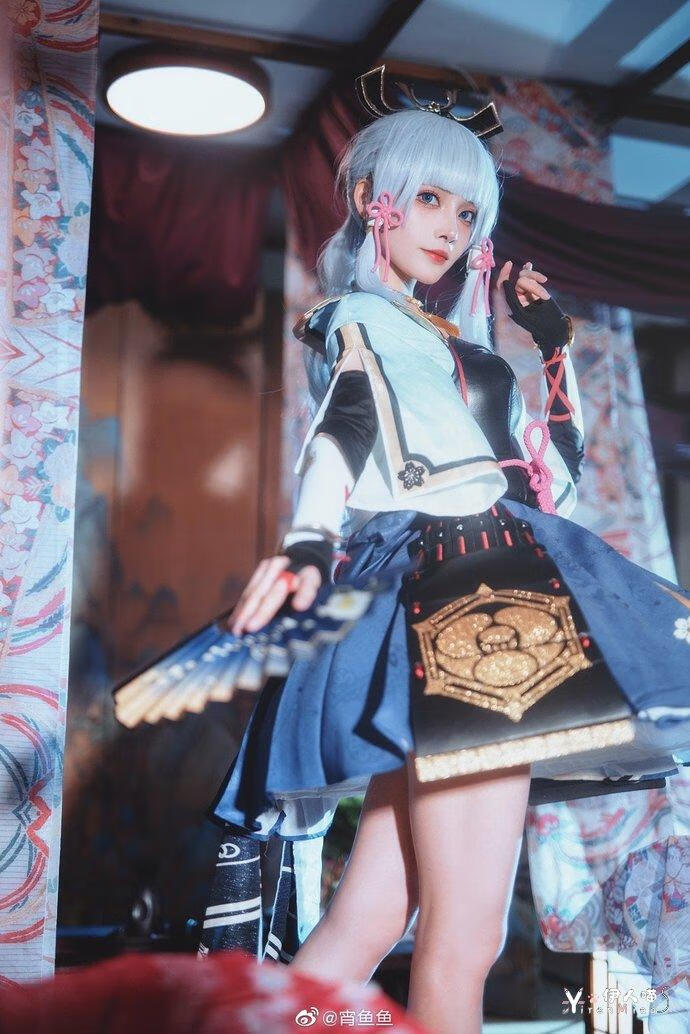 「COSPALY」原神神里绫华-12P @宵鱼鱼