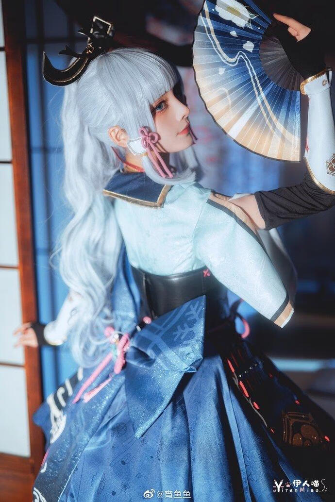 「COSPALY」原神神里绫华-12P @宵鱼鱼