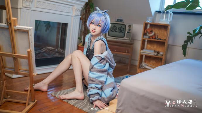 「COSPALY」从零开始的异世界生活蕾姆居家服-13P @_七米_ (12).jpg