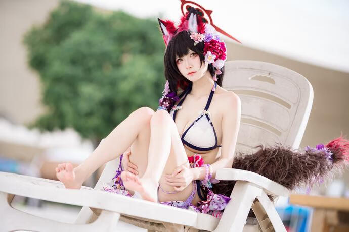 九柒喵-狐坂若藻水着 [23P-167MB]