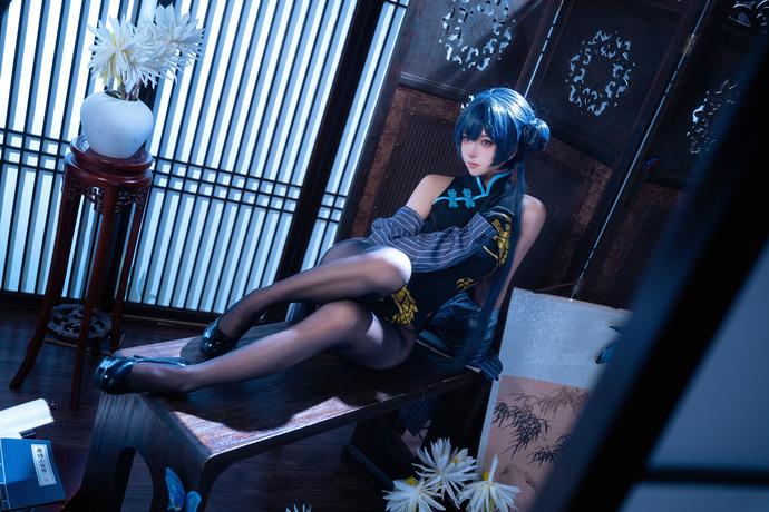 Seya-狮砸-蔚蓝档案 妃咲 旗袍[12P-138M]