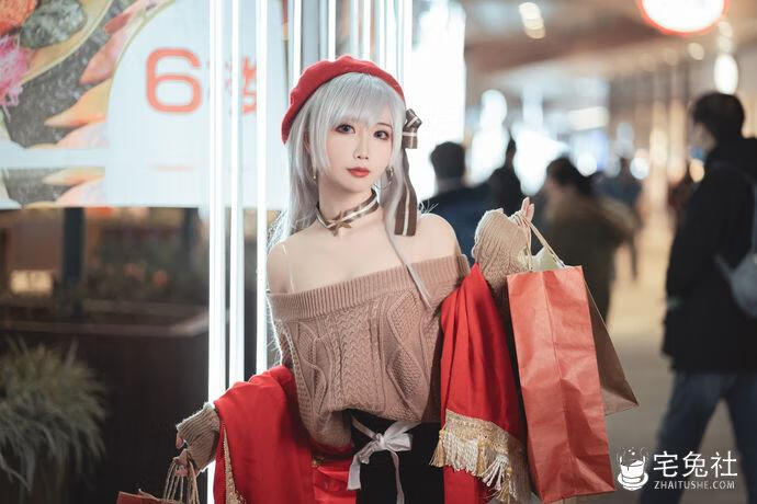 面饼仙儿 cosplay作品 圣诞贝法 宅兔社.jpg