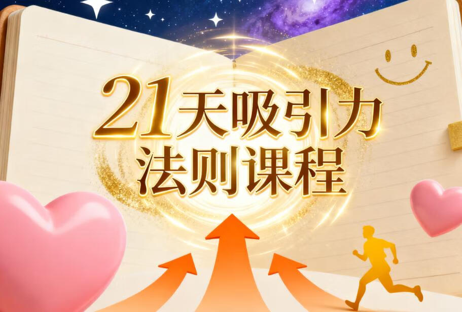 卢熠翎 21天吸引力法则课程：重塑潜意识，吸引丰盛人生！-稀缺资源网