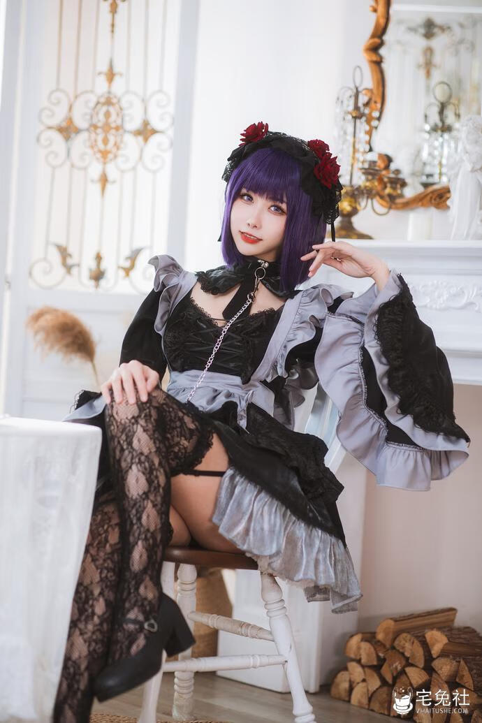 Momoko葵葵-NO.035-喜多川海夢-黑江雫-1.jpg Momoko葵葵全套cos图片合集 魅力coser的视觉盛宴