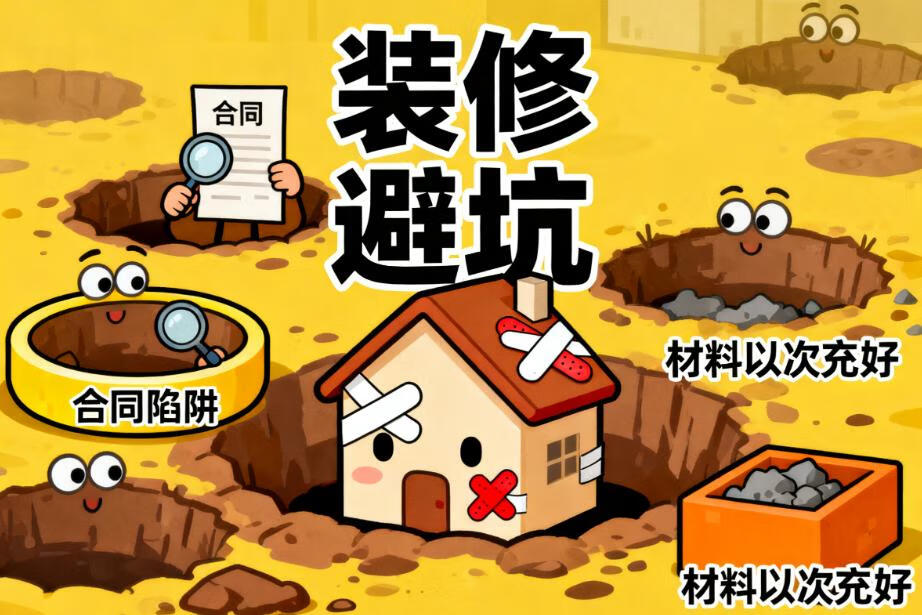 装修避坑指南+装修避坑资料包-稀缺资源网