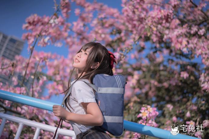 萌芽儿o0 cosplay作品026 异木棉花 宅兔社.jpg 萌芽儿o0全套作品图合集 胶原蛋白多到爆表的萌妹子!