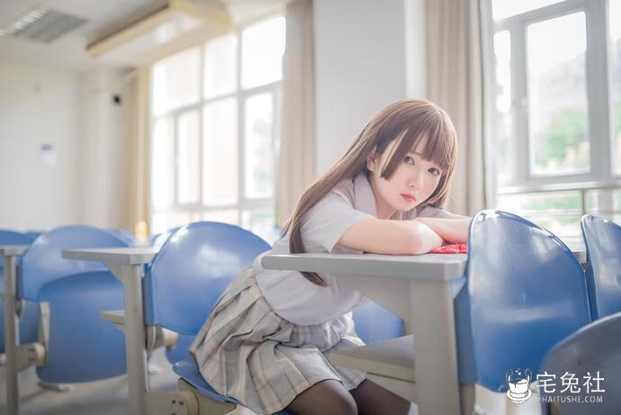 cosplay作品009 制服黑丝 (1) 宅兔社.jpg 超吸睛!白金saki校园水手服勾引起学生时期的美好时光