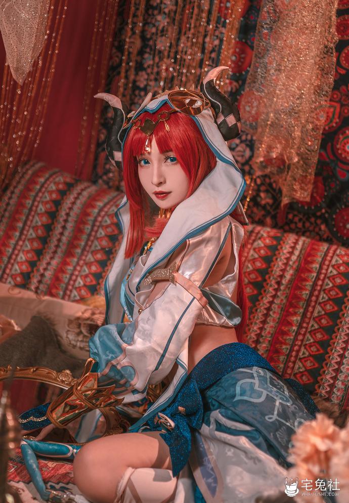 九九八吖 cosplay作品011 妮露 宅兔社.jpg 九九八吖全套作品图合集 妩媚迷人引万人追捧!