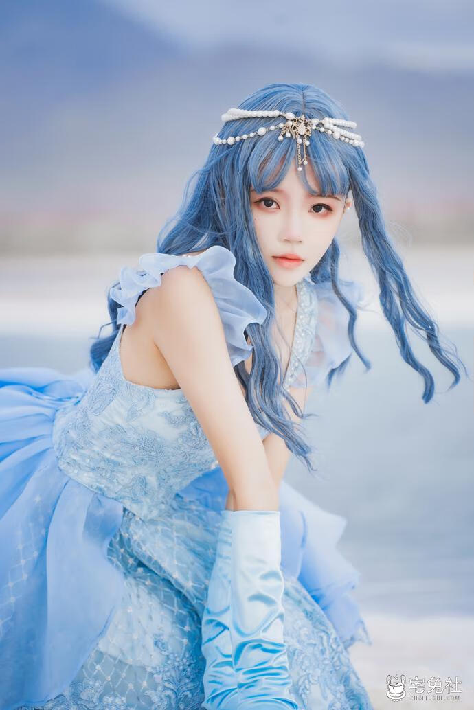 桜桃喵 159 小美人鱼 宅兔社.jpg 可爱清纯!桜桃喵小娇妻有这样的女朋友下班后几点回家?