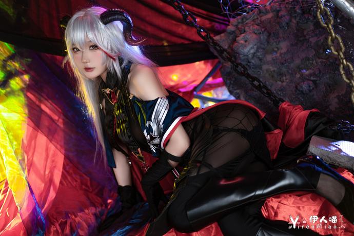 阿包也是兔娘的cos图片怎么了 超三张图片就会被夹