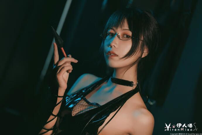 cosplay作品025 逐月SU - 忍者 伊人喵.png 甜美文静的萌妹子 逐月su车内未删减作品合集在哪能看?