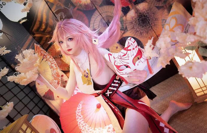 雪晴Astra-原神 八重神子[60P2V-688M]