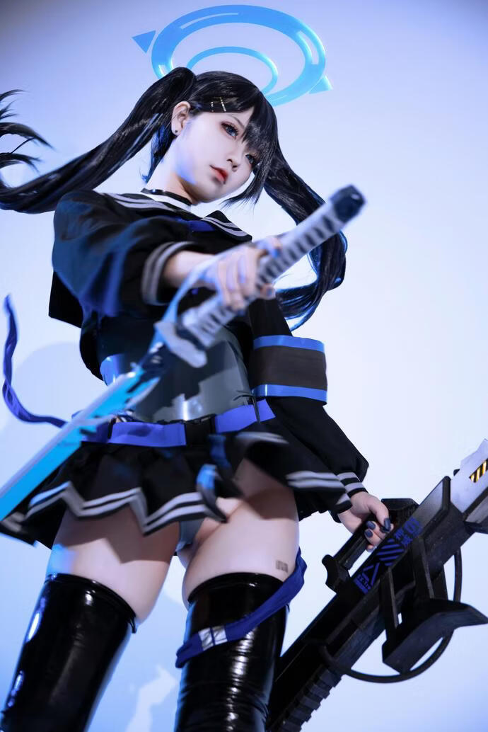 G44不会受伤-Solarain BLUE-蓝色袖章[30P-452M]