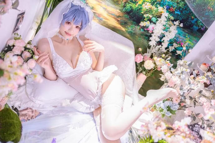 千反田鹿子-新世纪福音战士 绫波丽花嫁[52P-710M]