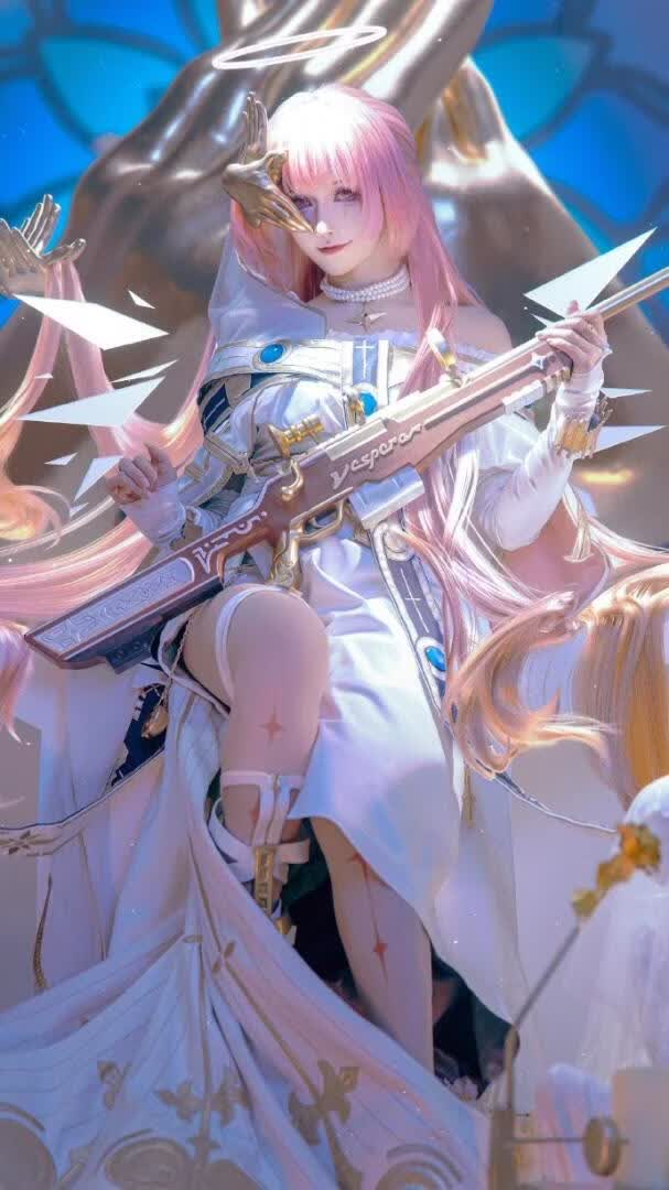 「COSPALY」明日方舟暮星安魂曲蕾缪安-18@小侦探莉莉西