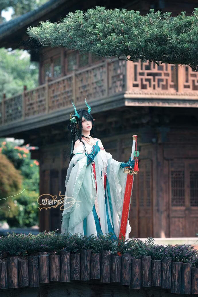 「COSPALY」明日方舟终末地青玉砚夕-15@思涼poi