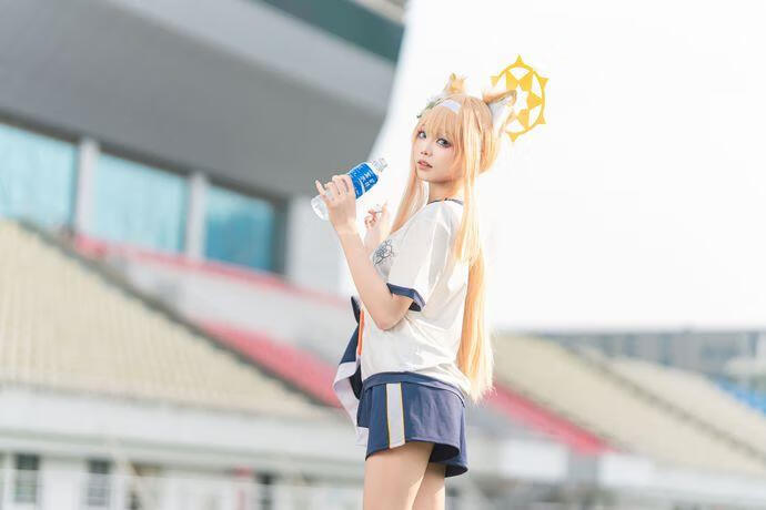 艾西Aiwest-碧蓝档案 伊落玛丽 体操服 [44P-178MB]