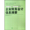 

2002-2006年企业财务会计信息摘要