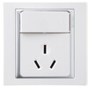 

Simon Electric (simon) S51682B 16A three holes with switch air conditioning plug 58 series 86 switch socket (elegant white