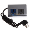 

Small housekeeper chamberlain XGJ-DS-201 2-position TV dedicated energy-saving socket silver-gray