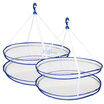 

Jingdong supermarket green reed drying clothes basket racks double-sided edge with wind hook 2 installed