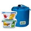

400ml 450ml oven microwave oven for lunch box RL2-02B send blue bag