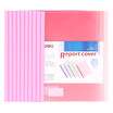 

Deli deli 5538 A4 color drawstring folder report clip powder 10 loaded