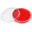 

Deli 9863 round transparent shell quick print station red