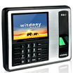 

Rui easy to pass witeasy A7 fingerprint attendance machine 4-inch large color USB disk direct export attendance report wall back to the compatible backplane
