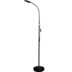 

Dao Yuan bright eyes LED floor lamp metal modern universal adjustment study office living room high power SMD LED lights L6699 black