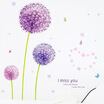 

Green reed third generation removable DIY decoration wall stickers purple dandelion AM9011 gift kitchen anti-oil paste 2