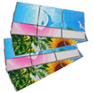 

Qing Wei fashion kitchen aluminum foil anti-oil stickers 6 pieces of color random