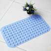 

Qinglan PVC massage anti-skid bathroom floor mats feet blue bottom sucker design