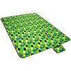 

Kale decorated outdoor suede moisture-proof picnic mat green circle